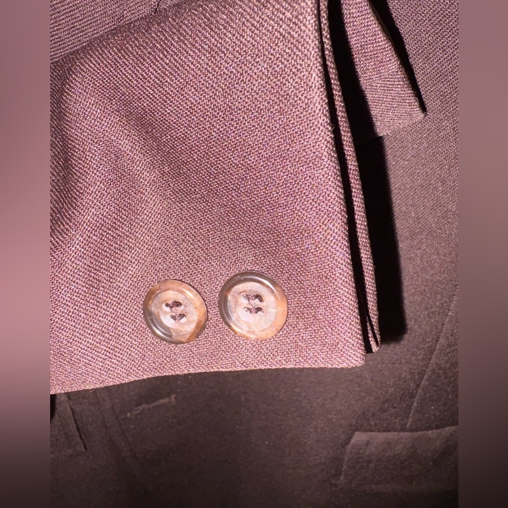 Circle S Western Wear Blazer-chocolate brown size 42L - Picture 6 of 6